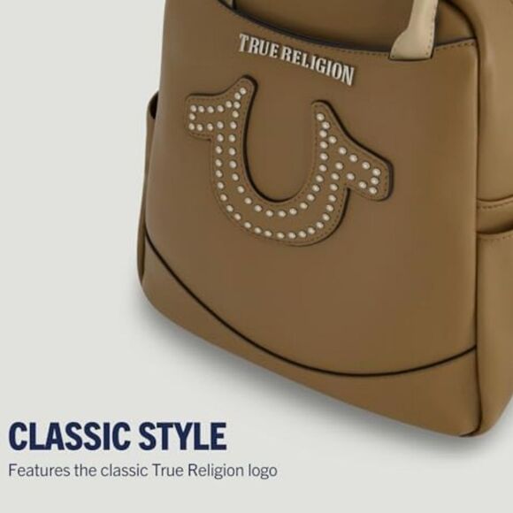 True Religion Studded Horseshoe Logo Backpack main image 8